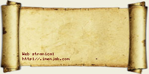 Nikolina Mitranić vizit kartica